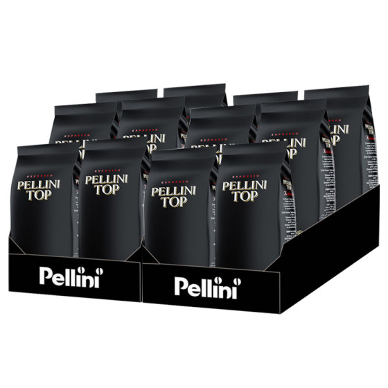 Café en Grains Pellini Top 100% Arabica - 12 paquets - 12 Kg