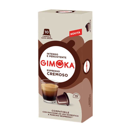 Capsule Nespresso Compatible Gimoka Cremoso  - 5 boites - 50 capsules