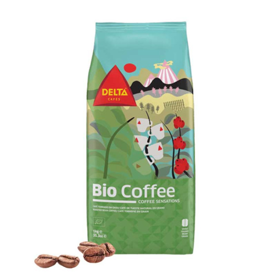 Café en Grains Bio Delta Cafés Bio Coffee - 5 paquets - 5 Kg