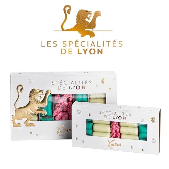 Chocolat Voisin Spécialités de Lyon Coussin, Praline, Quenelle - 230 gr