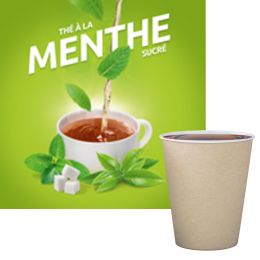 Gobelet Pré-dosé en carton Thé Menthe - 25 boissons