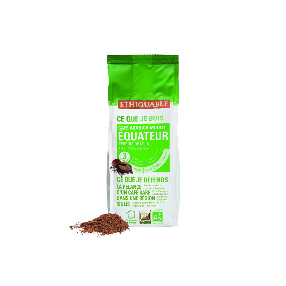 Café Équateur GRAINS bio & équitable (Terroir de Loja) - 1 kg