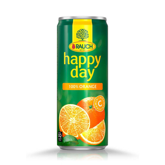 Jus d'Orange Happy Day en Canette 33 cl x 24