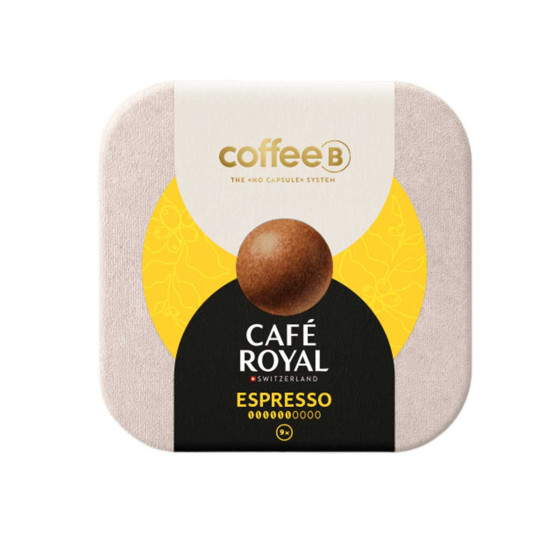 Dosette de café CoffeeB Café Royal Espresso - 9 boules de café