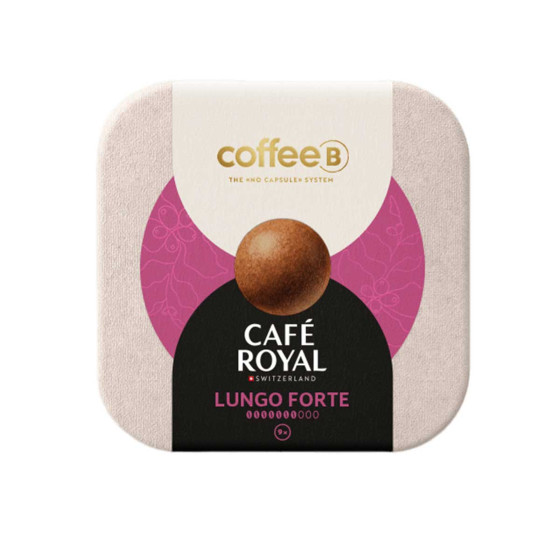 Dosette de café CoffeeB Café Royal Lungo Forte - 9 boules de café