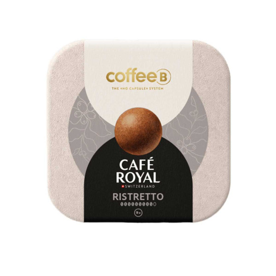 Dosette de café CoffeeB Café Royal Ristretto - 9 boules de café