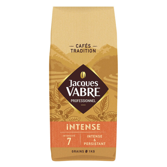 Café en Grains Jacques Vabre Intense - 1 Kg