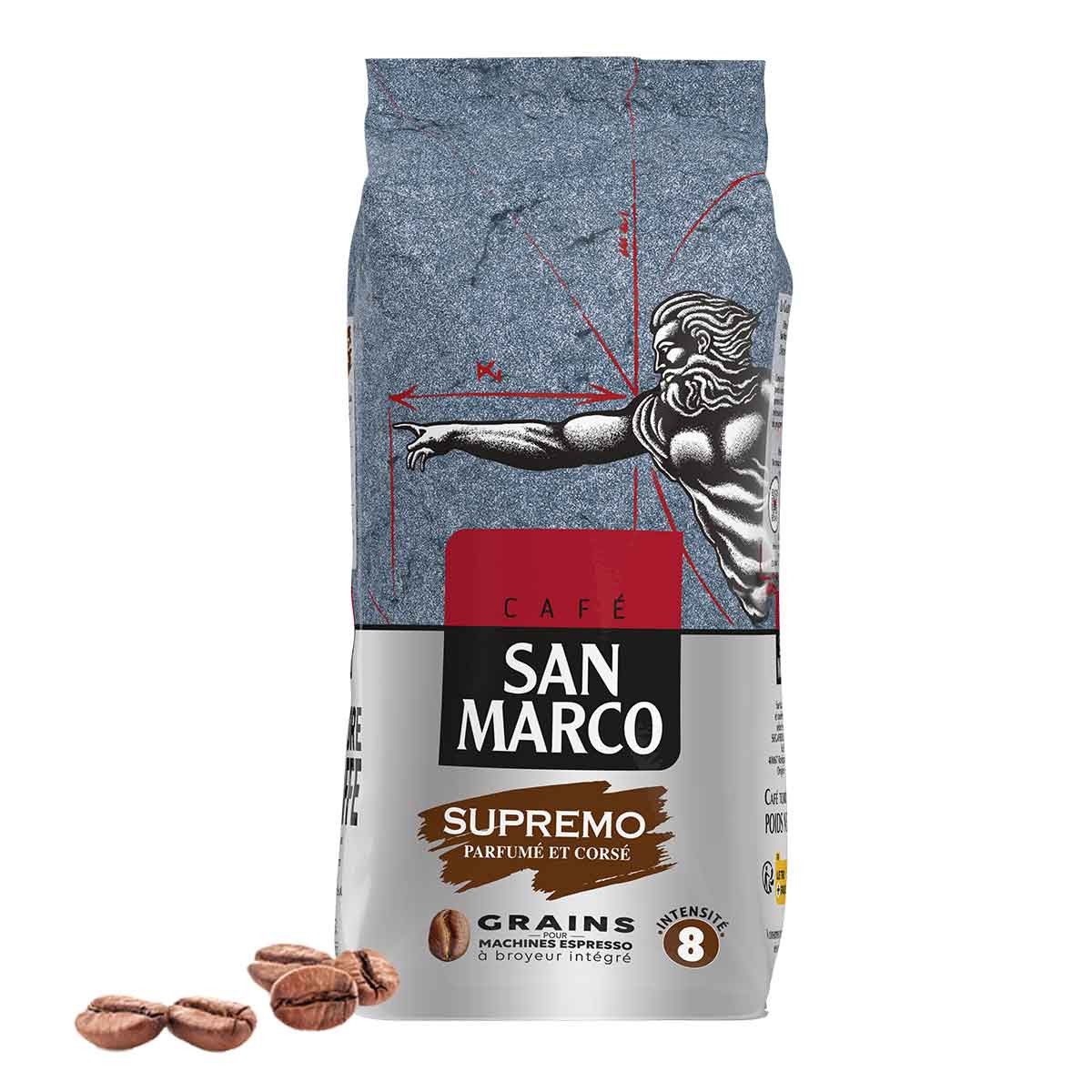 Café en Grains San Marco 100% Arabica - 1 Kg