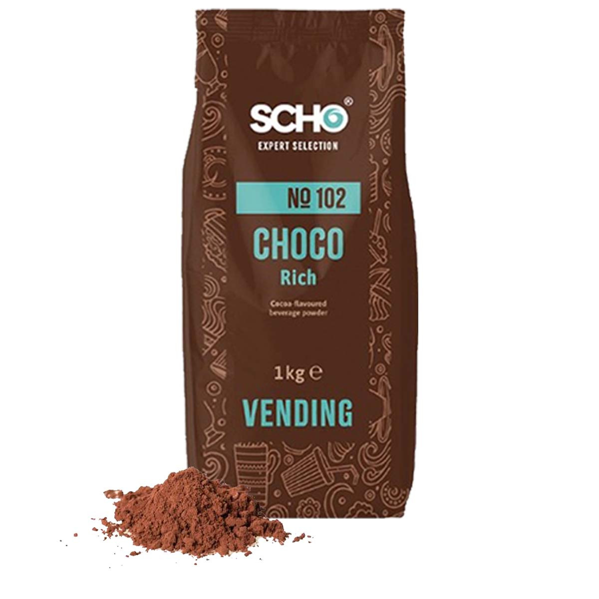 Scho Choco Rich n°102 Chocolat en Poudre Distributeur Automatique 1kg