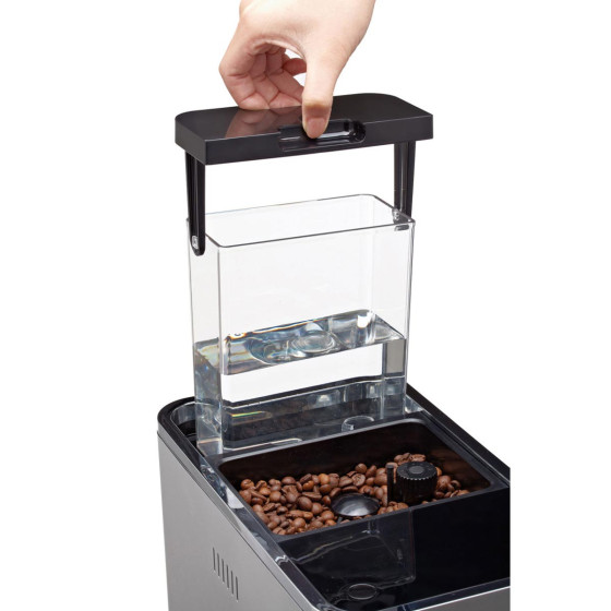 Machine à café en grains Scott Slimissimo Intense Milk Silver