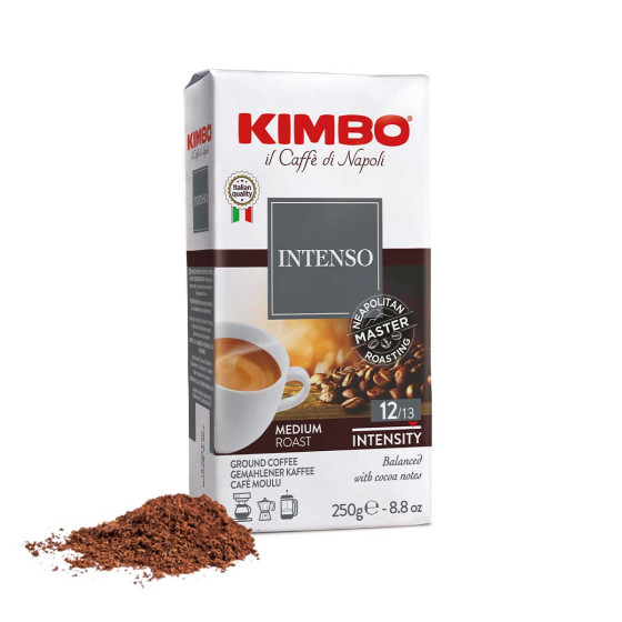 Café Moulu Kimbo Intenso - 6 paquets - 1,5 Kg