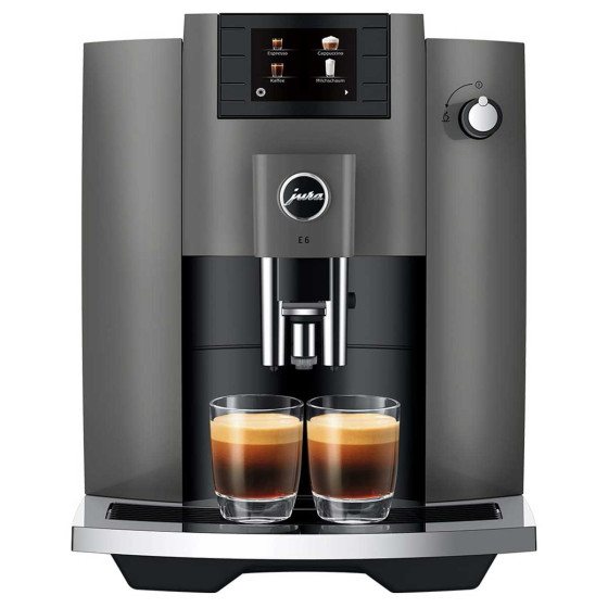 Machine à café en grains Jura E6 Dark Inox EC