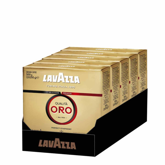 Café Moulu Lavazza Qualita Oro Perfect Symphony - 10 paquets - 2,5 Kg