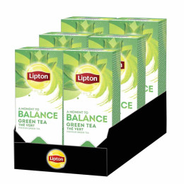 Coffret de thés 6 parfums en boîte 60 sachets LIPTON - Grossiste