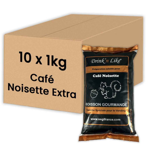 Cappuccino Noisette Drink'n Like Extra - 10 Kg