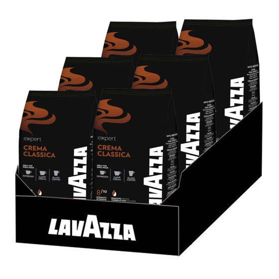 Café en Grains Lavazza Expert Crema Classica - 6 paquets - 6 Kg