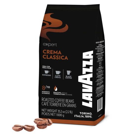 Café en Grains Lavazza Expert Crema Classica - 12 paquets - 12 Kg