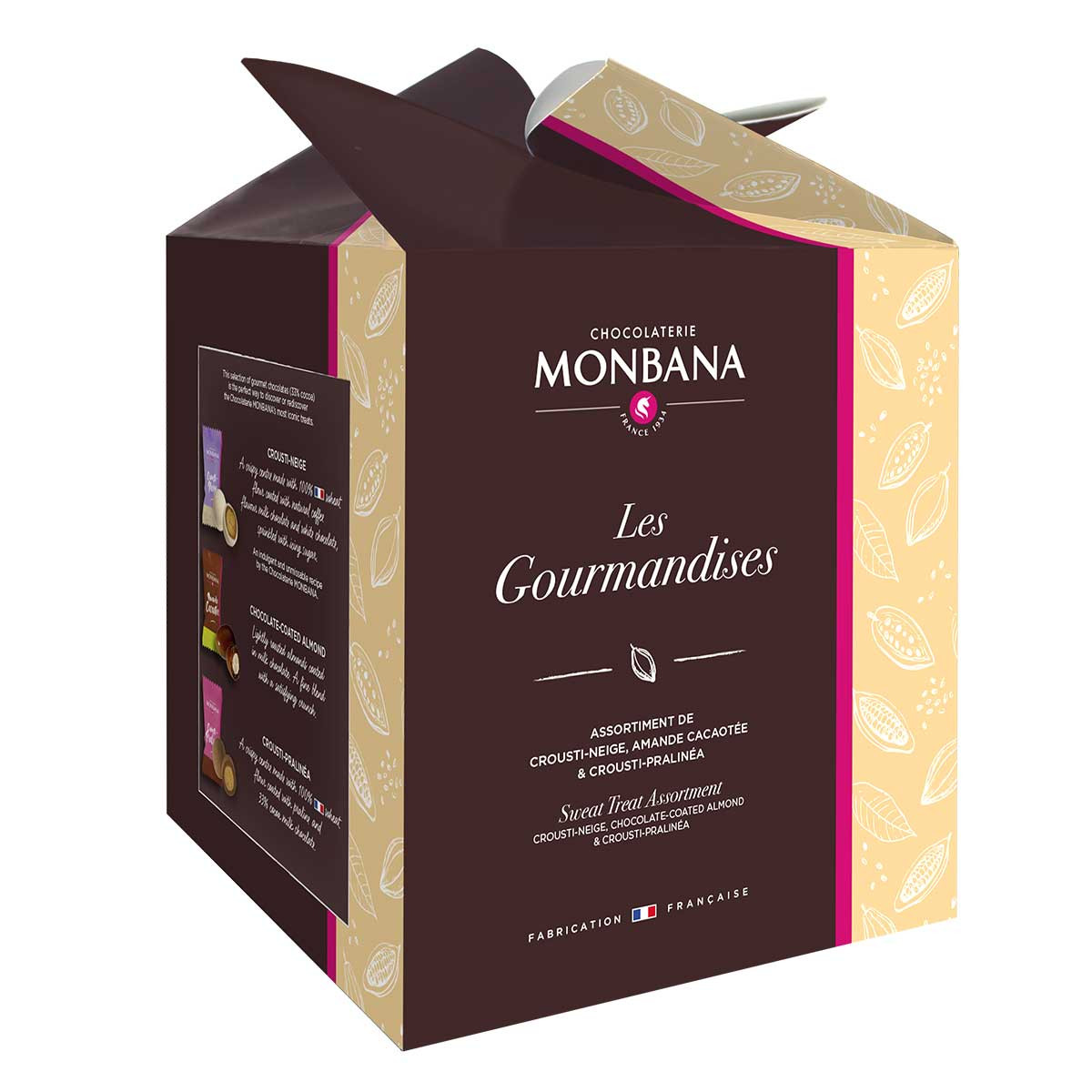200 carrés de chocolat au lait - NAPOLITAINS - Monbana