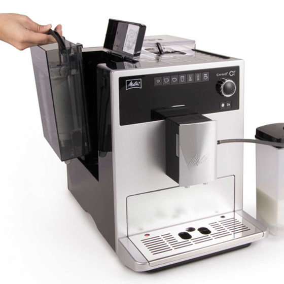 Machine à café en grains Melitta CI ® E970-101 Argent