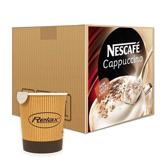 Gobelet Pré-dosé en carton Nescafé Cappuccino - 120 boissons