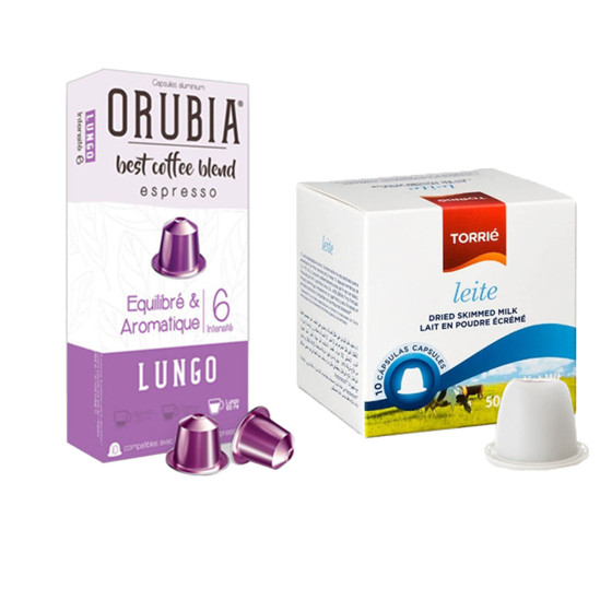 Kit Cappuccino pour Nespresso ® - Orubia - 10 boissons