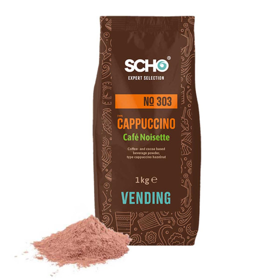 Cappuccino Noisette Vending Scho n°303 - 60 paquets - 60 Kg