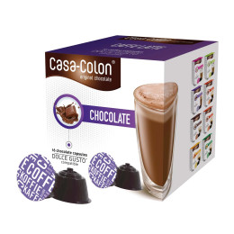 Chocolat chaud dosette - Compatible DOLCE GUSTO - x16 - Super U