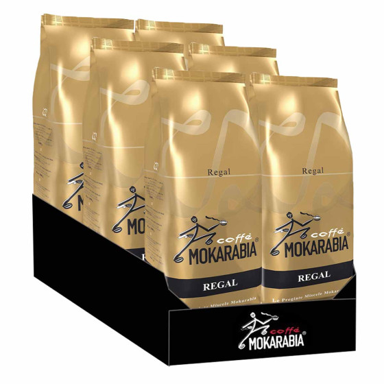 Café en Grains Mokarabia Regal - 6 paquets - 6 Kg
