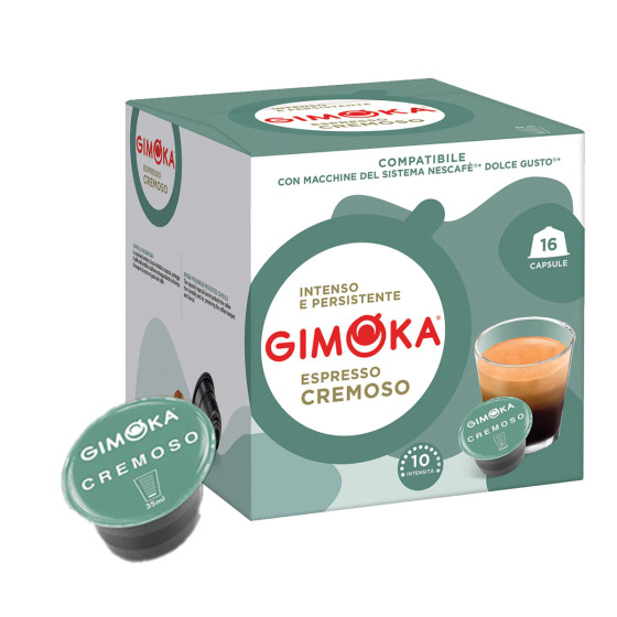 Capsule Dolce Gusto Compatible Gimoka Espresso Cremoso - 16 Capsules
