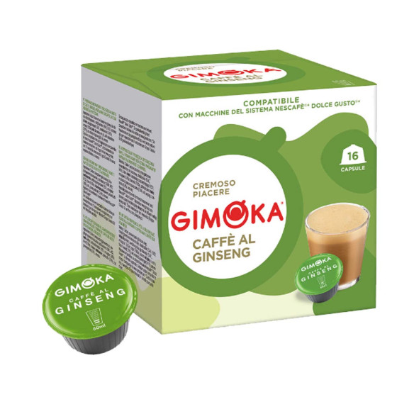 Capsule Dolce Gusto Compatible Gimoka Ginseng - 16 Capsules