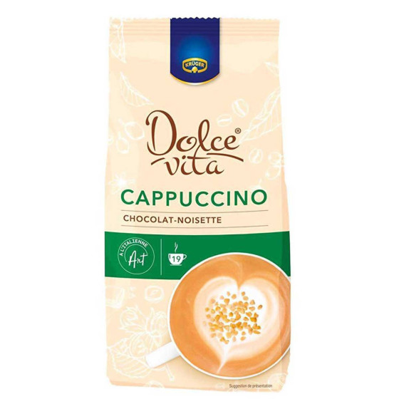 Cappuccino Chocolat Noisette Dolce Vita - 5 paquets - 1,9 Kg