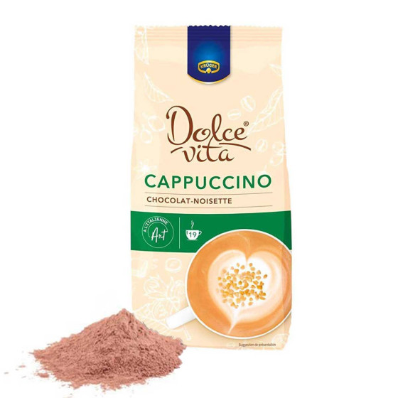 Cappuccino Chocolat Noisette Dolce Vita - 5 paquets - 1,9 Kg