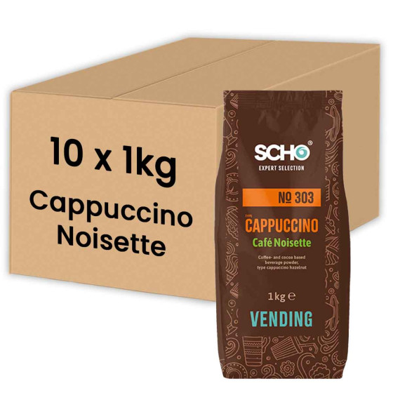 Cappuccino Noisette Vending Scho n°303 - 10 paquets - 10 Kg