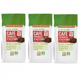 Café grains Pérou - 1 kg - ETHIQUABLE