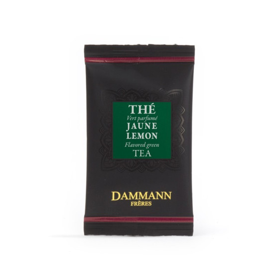 Thé Vert aromatisé Dammann Frères Jaune Lemon - 24 sachets enveloppés