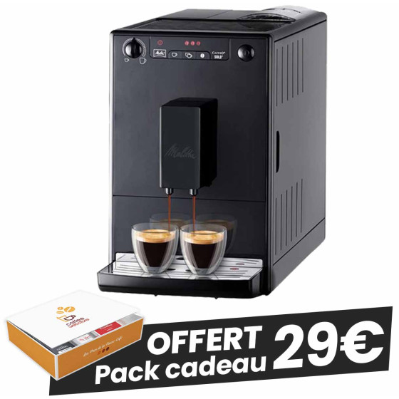Machine à café en grains Melitta Caffeo Solo E950-322 Pure Noir