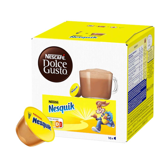Capsules Nescafé Dolce Gusto Chocolat Chaud Nesquik - 6 boîtes - 96 capsules