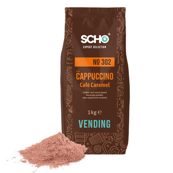 Cappuccino Caramel Vending Scho n°302 - 10 paquets - 10 Kg