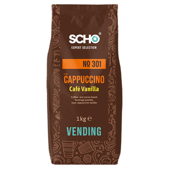 Cappuccino Vanille Vending Scho n°301 - 10 paquets - 10 Kg