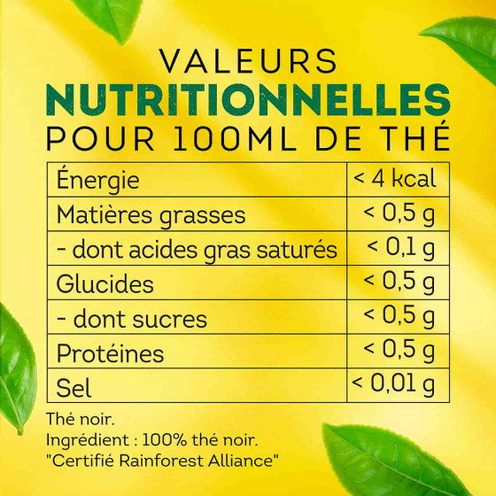 Coffret de Thé Noir Lipton Yellow Label Tea - 6 coffrets - 600 sachets