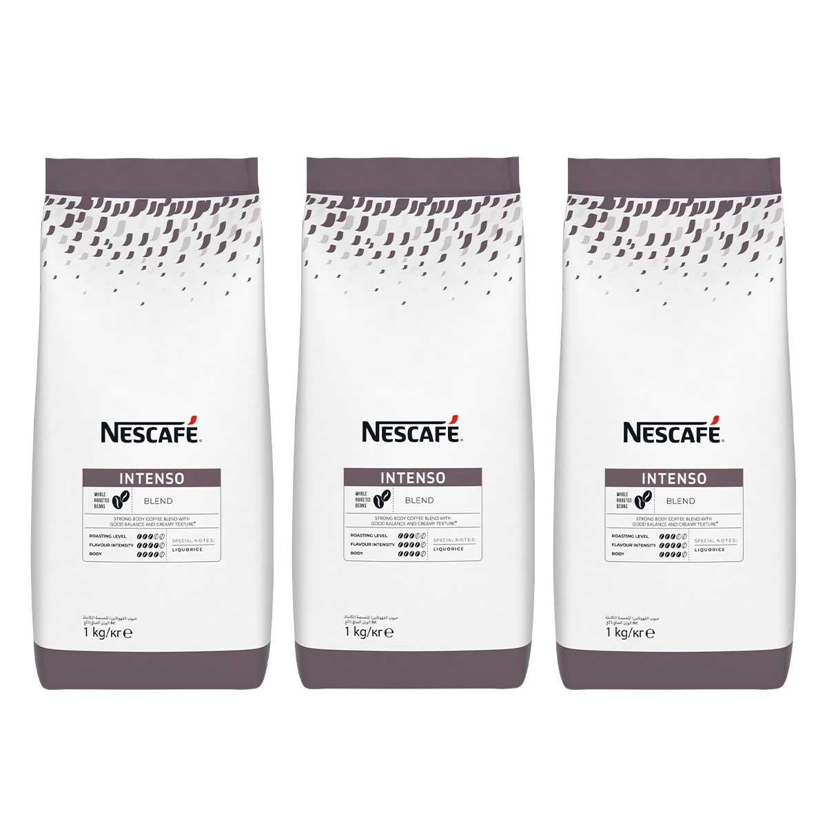 Café en Grains Nescafé Intenso - 3 paquets - 3 Kg