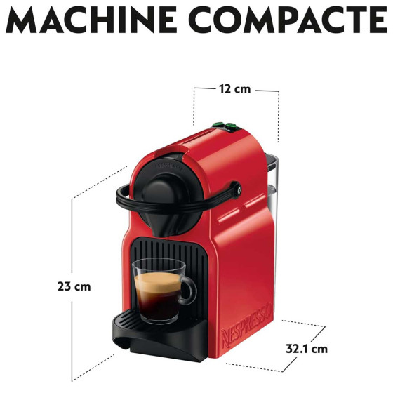 Machine Krups Nespresso Inissia Rouge YY1531FD