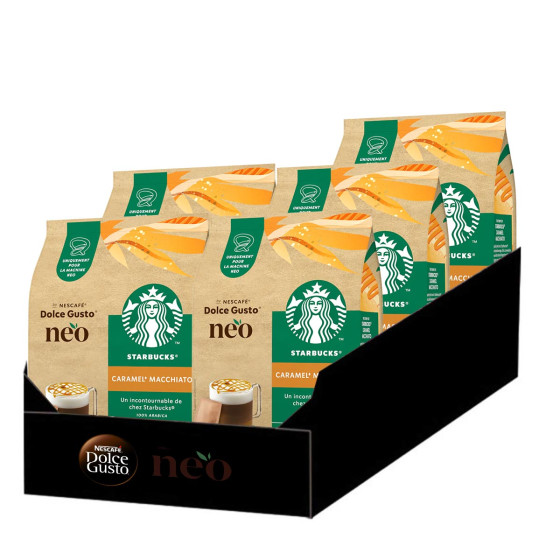 Dosettes Nescafé Dolce Gusto NEO Starbucks® Caramel Macchiato