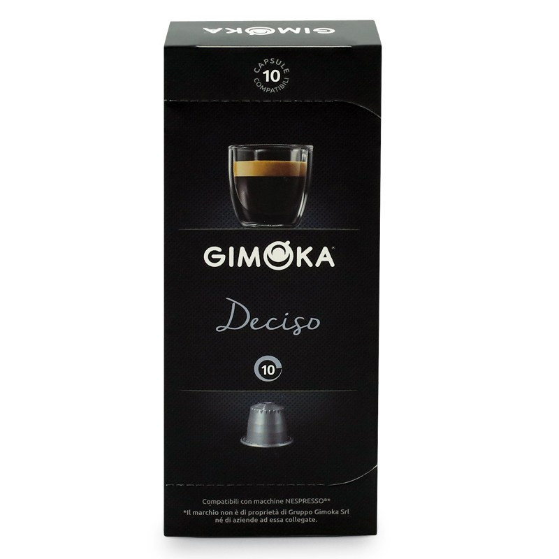 Capsule Nespresso Compatible Gimoka Deciso 5 boites 50