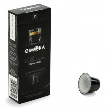 Capsule Nespresso Compatible Gimoka Vellutato - 20 boites - 200 capsules