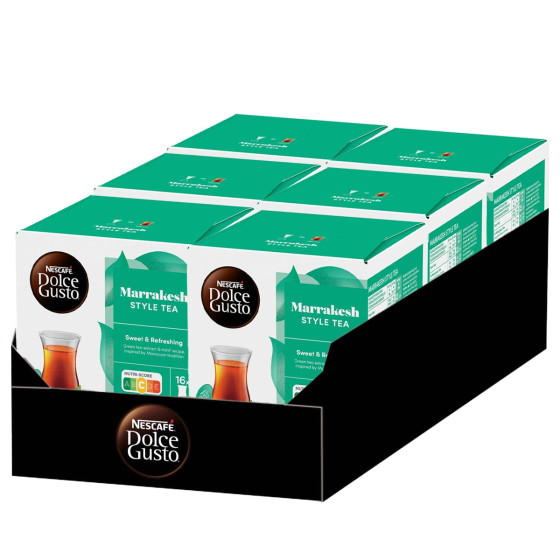 NESCAFE Capsules Nescaf&eacute; Dolce Gusto Th&eacute; Marrakech - 6 bo&icirc;tes - 96 capsules 