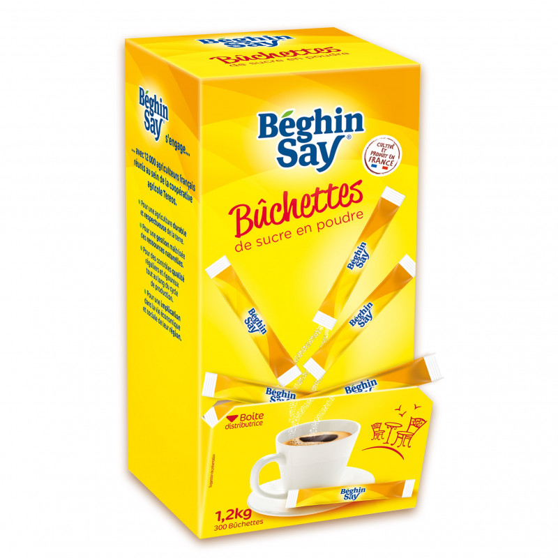 Buchette de sucre blanc - Puro - 5 grammes - boîte de 500 buchettes pas  cher