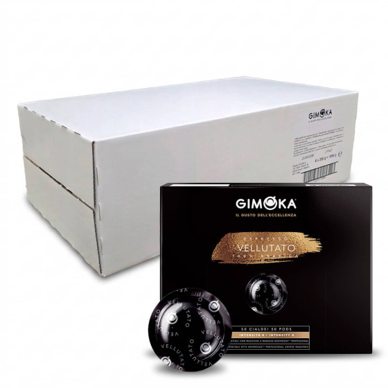 GIMOKA Capsule Nespresso Pro Compatible  Vellutato - 6 boites - 300 capsules 