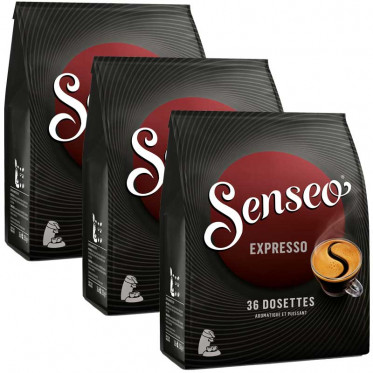 Dosette Senseo Expresso 3 paquets 108 dosettes