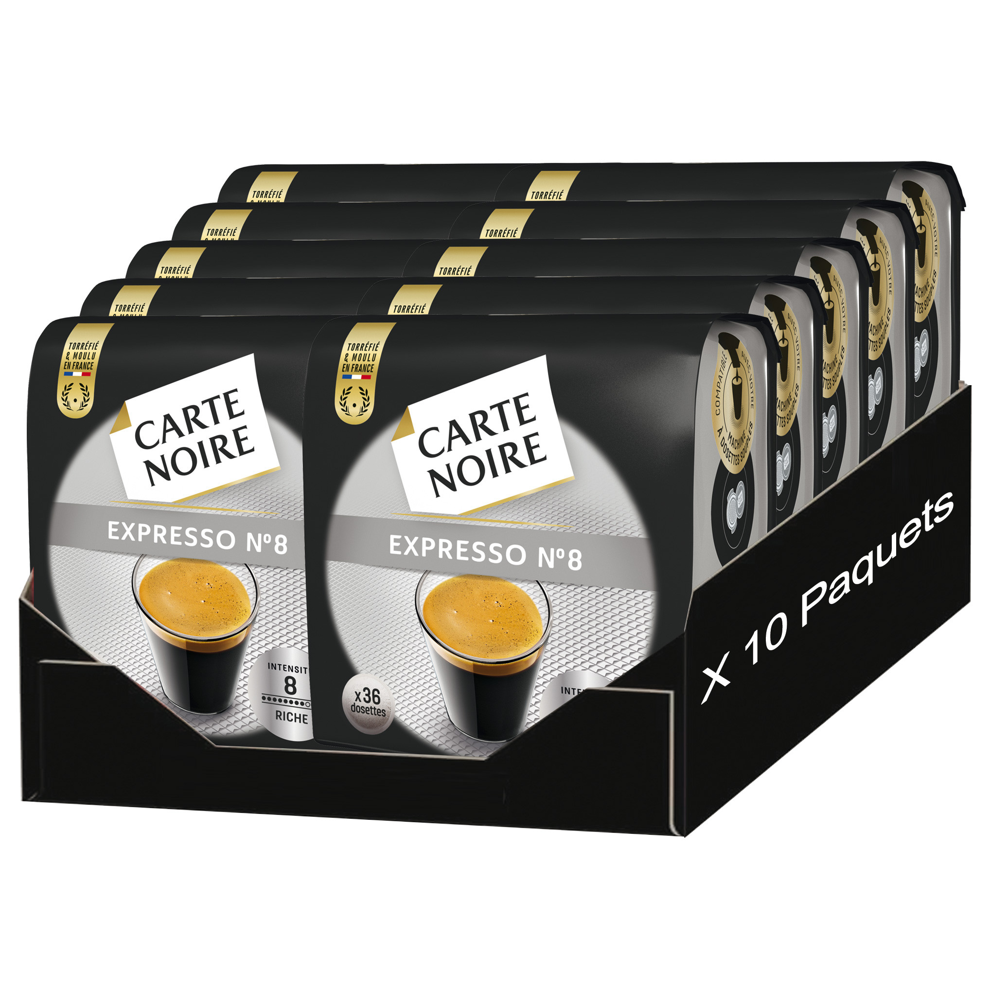 Dosette Souple Carte Noire N 5 Cafe Classic 10 Paquets 360 Pads